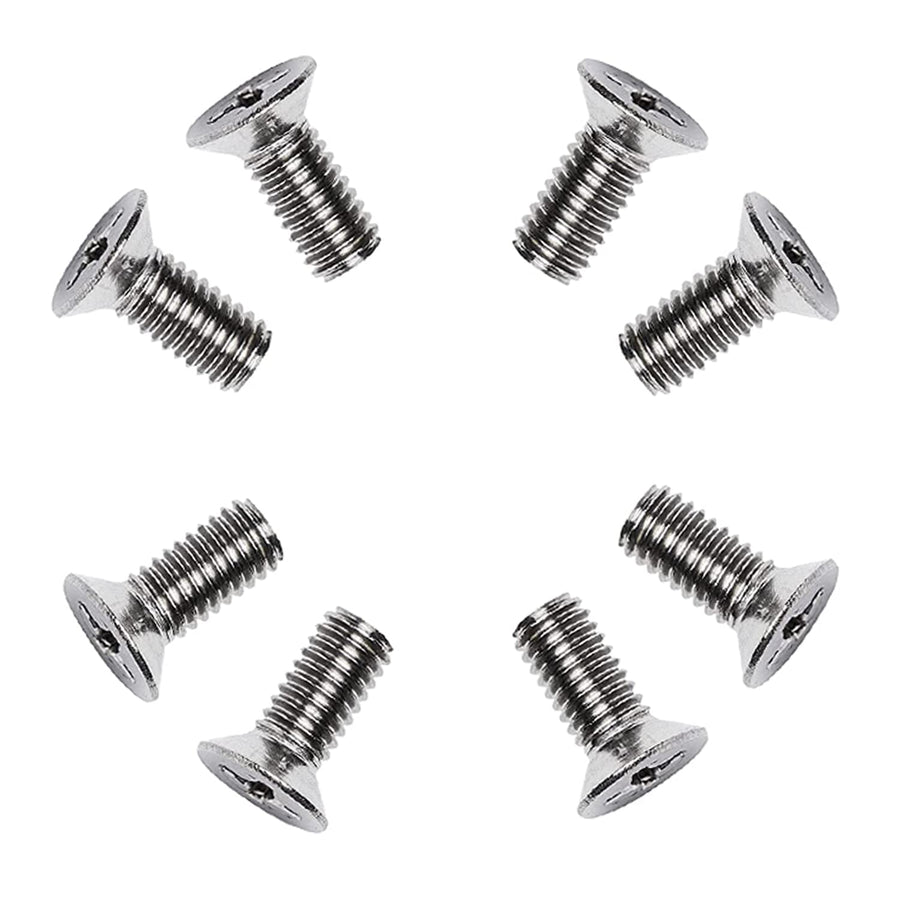 8 Pack Front/Rear Disc Brake Rotor Stainless Steel Retaining Screws FITS Acura MDX, TL, TLX, RDX,NSX AND MORE - Honda Accord, Civic, CR-V, Crosstour, Odyssey, Pilot, AND MORE 1980-2021, 93600-06014-0H
