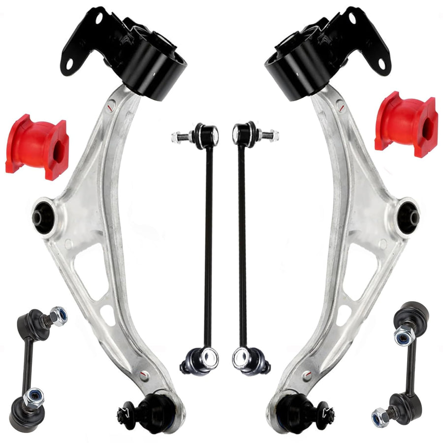 Suspension Dudes 8 PC Front Right/Left Lower Control Arm Ball Joint Assembly Suspension Kit Fits MDX 2014-2020, Pilot 2016-2022, RK623548 RK623549 K750834 K750835