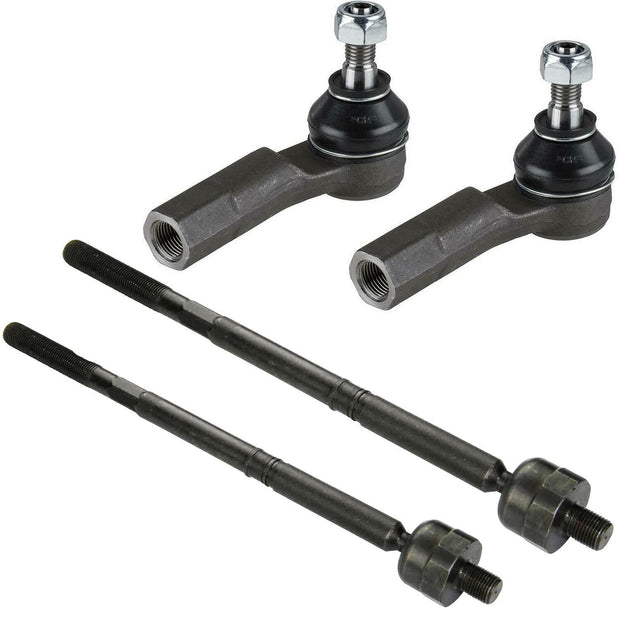 4PC Inner/Outer Tie Rod Ends FITS Subaru - Impreza, WRX, Tribeca, B9 Tribeca, WRX STI, EV800360 ES3712