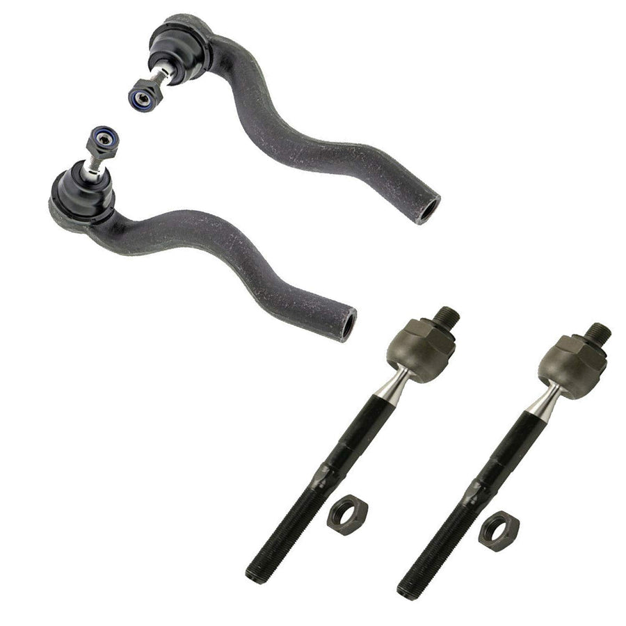 4PC Inner/Outer Tie Rod Ends FITS 2011-2015 Jeep Grand Cherokee Dodge Durango