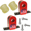 6pc Front Sway Bar Bracket, Bushing & Axle Kit - Fits Ford E-150 E-250 E-350 E-450 Econoline 1992-2008 | K8690 K80222 928-562