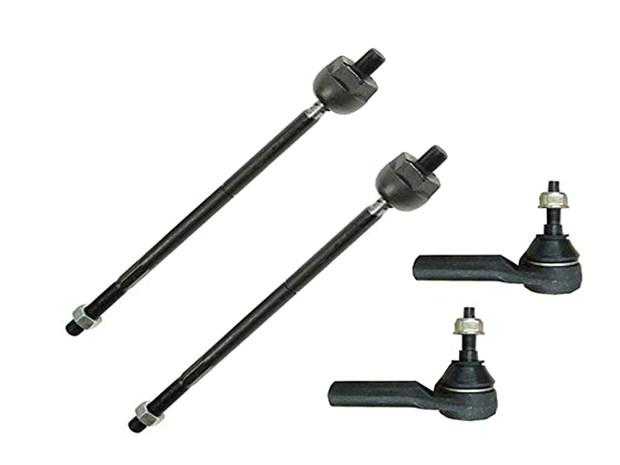 4PC Front Suspension Inner Outer Tie Rod Ends FITS 2005-2010 Ford Mustang All Models
