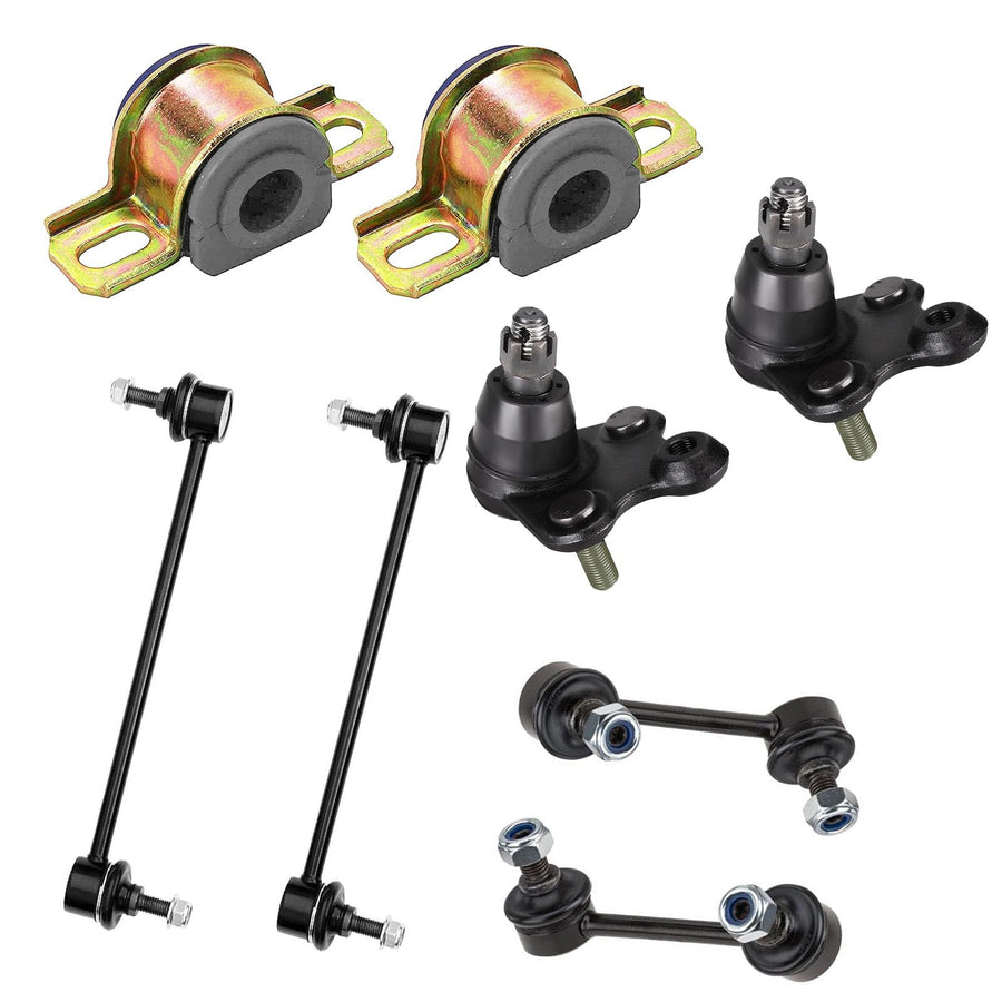 Suspension Dudes 10 PC Front/Rear Sway Bar Link Kit + Front Sway Bar Bushing/Bracket + Lower Ball Joint Kit FITS CR-V 2007-2016, K750297 K750151 K750156 K200519 K500103