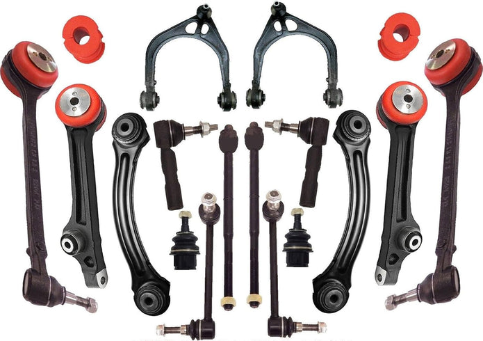 Suspension Dudes 18PC Front/Rear Suspension Control Arm Kit FITS Charger Challenger Magnum 300 RWD 2005-2010, RK640664 RK620257 RK620258