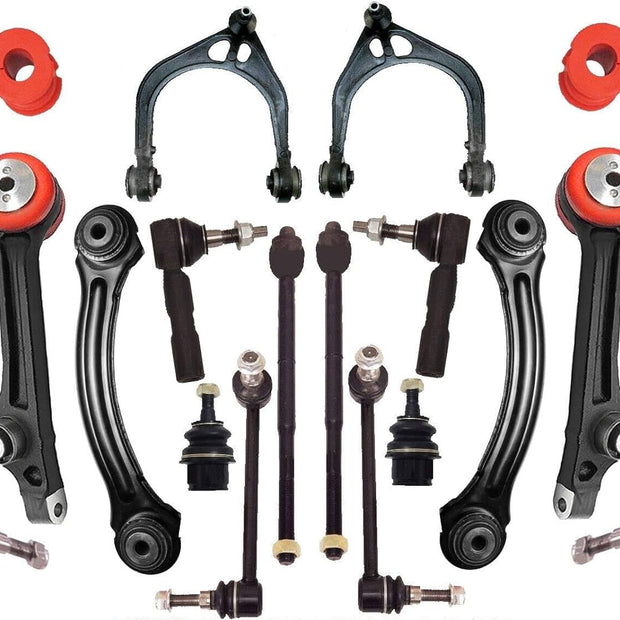 Suspension Dudes 18PC Front/Rear Suspension Control Arm Kit FITS Charger Challenger Magnum 300 RWD 2005-2010, RK640664 RK620257 RK620258