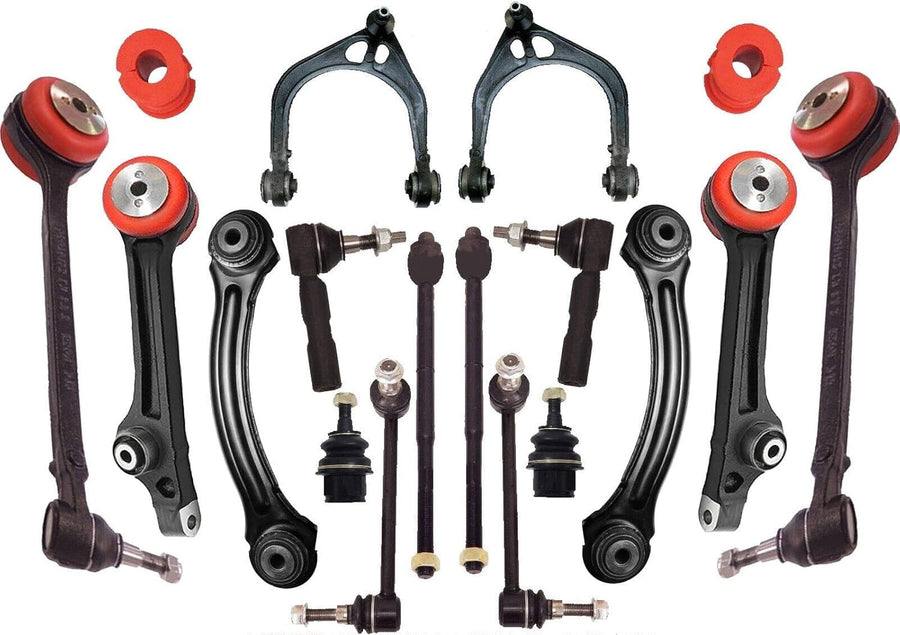 Suspension Dudes 18PC Front/Rear Suspension Control Arm Kit FITS Charger Challenger Magnum 300 RWD 2005-2010, RK640664 RK620257 RK620258