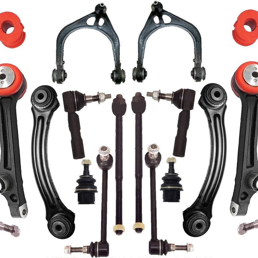Suspension Dudes 18PC Front/Rear Suspension Control Arm Kit FITS Charger Challenger Magnum 300 RWD 2005-2010, RK640664 RK620257 RK620258