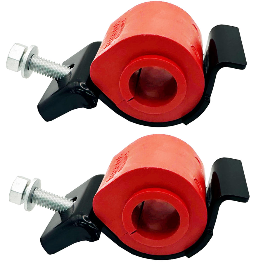 Suspension Dudes 4PC Front Sway Bar Stabilizer Bracket + CODE RED Bushing Kit FITS Caravan, Voyager, Town & Country 1996-2007, K7350 928-306 - Bushings Designed and Manufactured in the USA