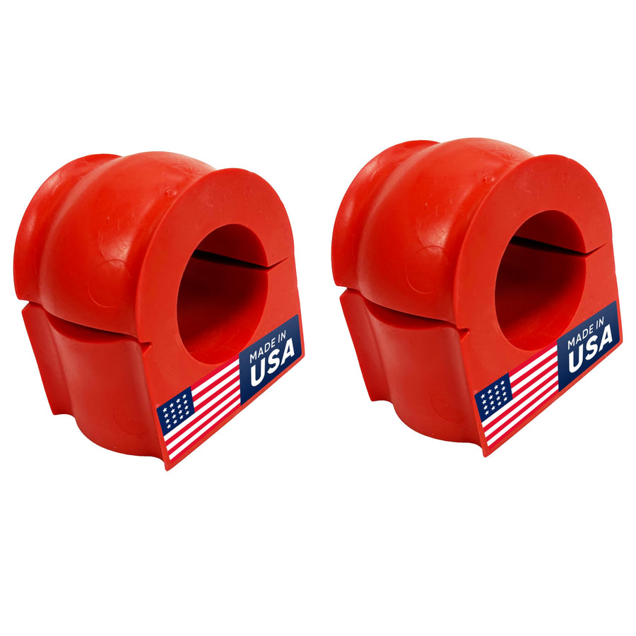 Suspension Dudes PAIR Front Sway Bar Stabilizer CODE RED Bushing Kit FITS Silverado 2500 3500 HD 2011-2019, Sierra 2500 3500 HD, K201777