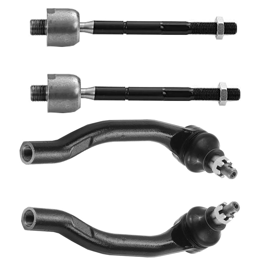 Suspension Dudes 4 PC Inner/Outer Tie Rod End Kit FITS Nissan Leaf 2018-2022, NV200 2013-2021, Sentra 2013-2019, ES800965 ES800966 EV800951