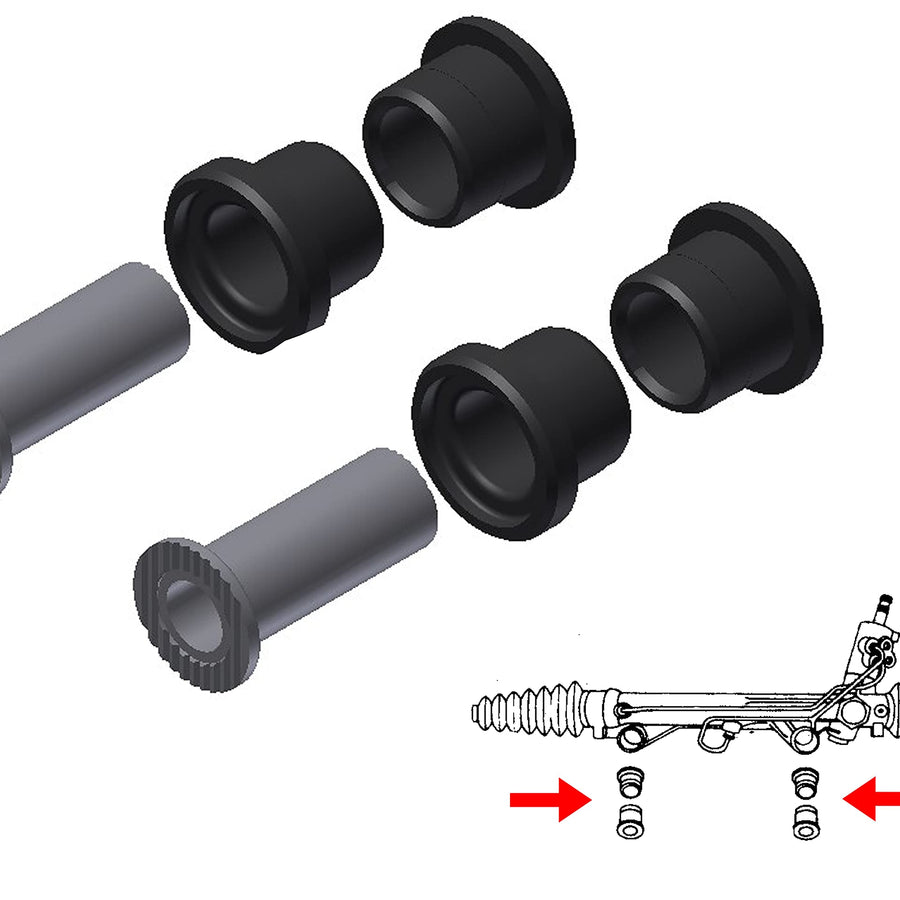 suspension dudes Steering Rack and Pinion Mounting Bushing Kit FITS Ford Explorer Ranger Mercury Mountaineer