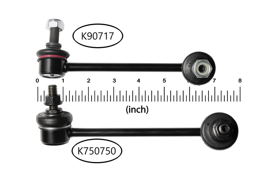 6PC Front and Rear Sway Bar Links + Front Bushings FITS 2009-2015 Honda Pilot 2007-2013 Acura MDX 2010-2013 ZDX