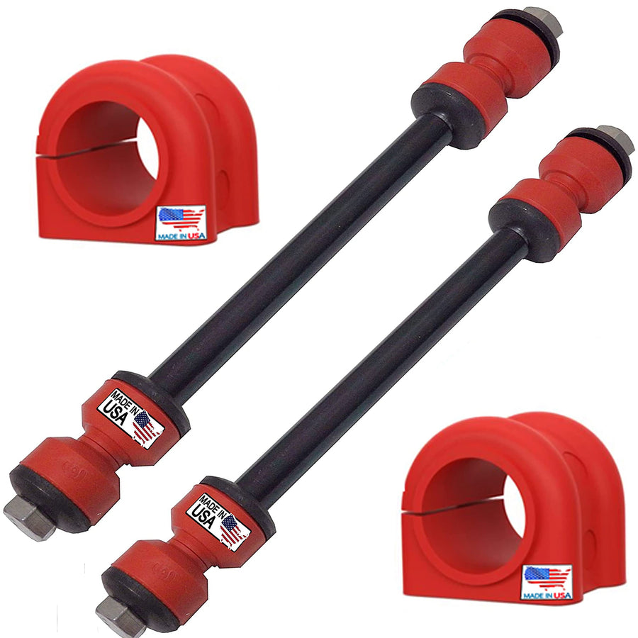 suspension dudes 6PC Front/Rear Sway Bar Links Bushings for 02-05 Ford Explorer Mountaineer 34MM BAR