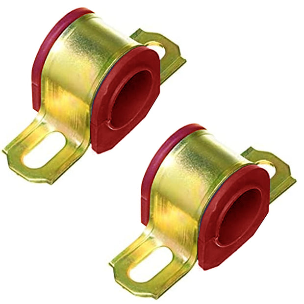 4 PC Front Sway Bar Bracket + CODE RED Bushing Kit FITS Select Models Blazer, Silverado 2500 HD, Suburban, Tahoe, Jimmy, Sierra, Yukon, Escalade, Bushings Made in USA K7326