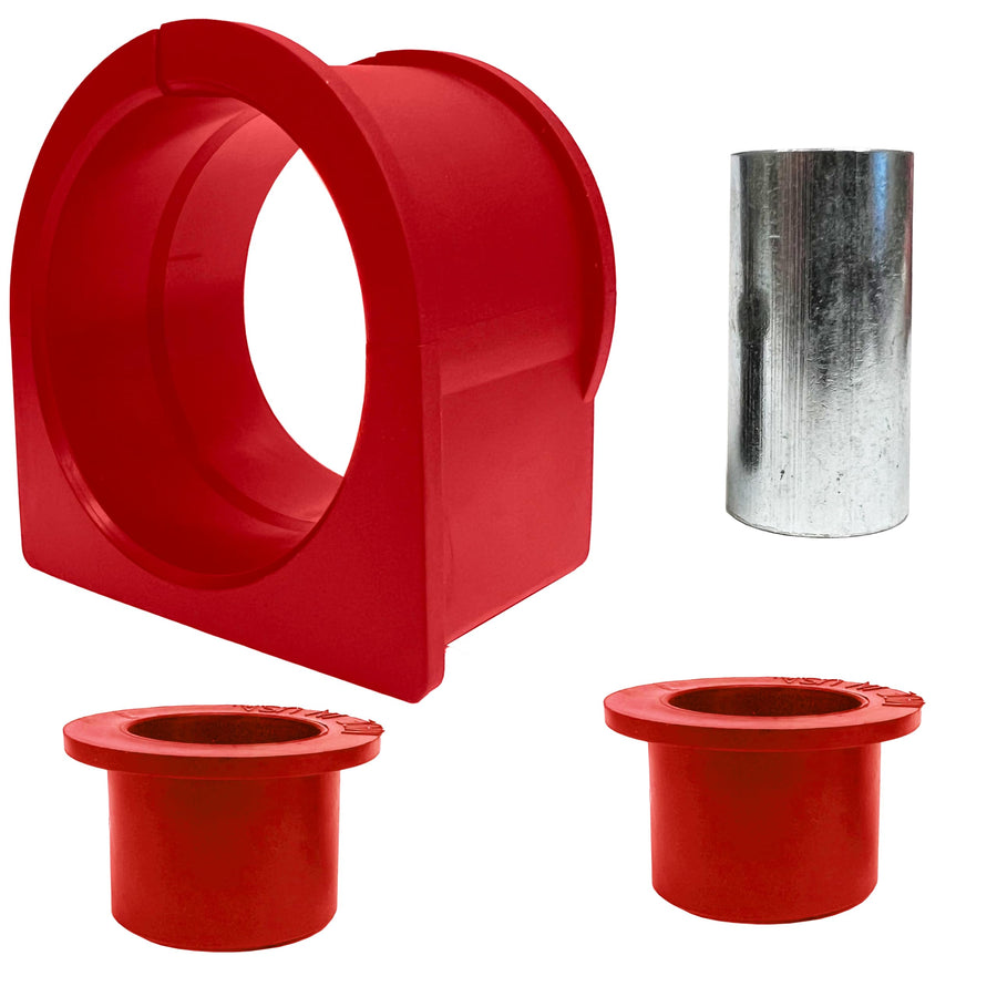 Suspension Dudes CODE RED Rack & Pinion Bushing Kit Fits Tacoma 2WD W/O Prerunner 1998-2004, 4-Runner 1996-2002, Improved Design Avoids Replacing Entire Rack - Bushings Made In USA - 540-192