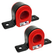 Suspension Dudes 4 PC Front Sway Bar Stabilizer Bracket + CODE RED Bushing Kit FITS Excursion 4WD 2000-2005, Bushings Made In USA, 36 MM Bar