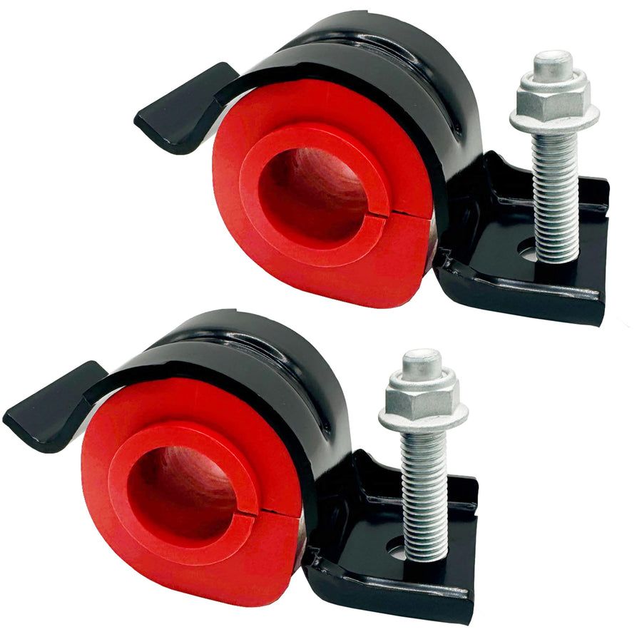 Suspension Dudes 4PC Front Sway Bar Stabilizer Bracket + CODE RED Bushing Kit FITS Caravan, Voyager, Town & Country 1996-2007, K7350 928-306 - Bushings Designed and Manufactured in the USA