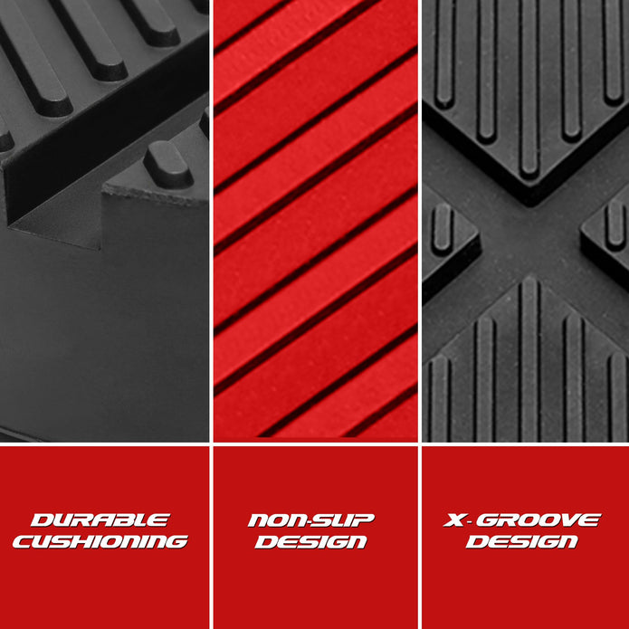 Universal Floor Jack Rubber Pad, Upgraded Jack Pad Adapter with Pinch Weld Side Frame Rail Protector, Thick Anti‑Slip X‑Groove Cushion Puck, Cross Beam Jack Adapter for Safe Vehicle Lifting, 1 Pack