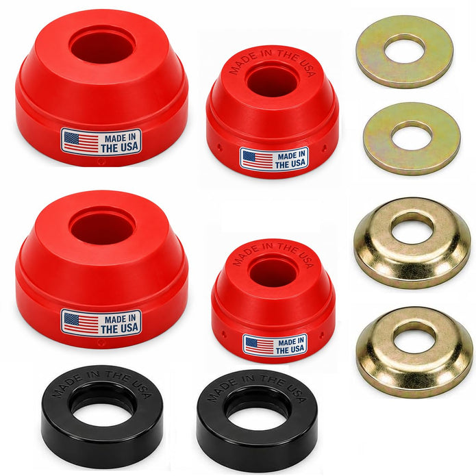(Pair) Front Suspension Radius Arm Bushing Kit for Bronco Ranger Ford F-150 F-250 F-350 Explorer Mazda B2300 B3000 B4000 Navajo