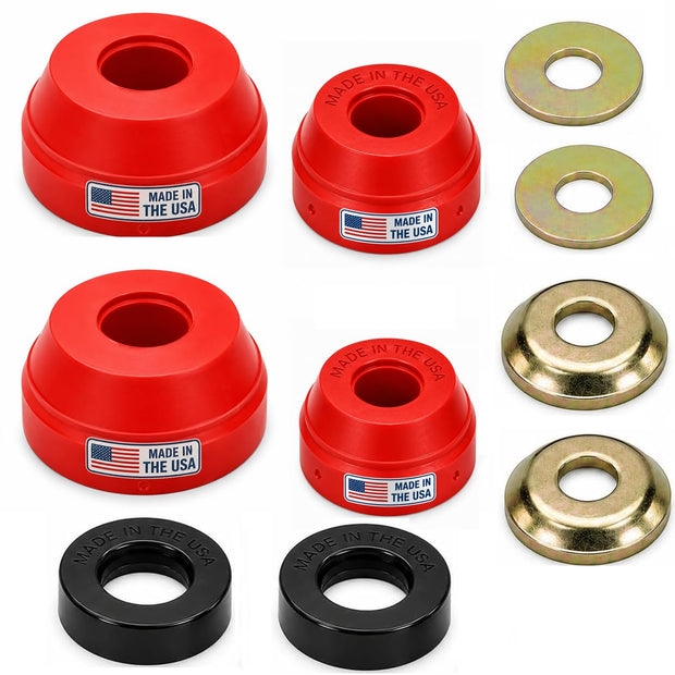 (Pair) Front Suspension Radius Arm Bushing Kit for Bronco Ranger Ford F-150 F-250 F-350 Explorer Mazda B2300 B3000 B4000 Navajo