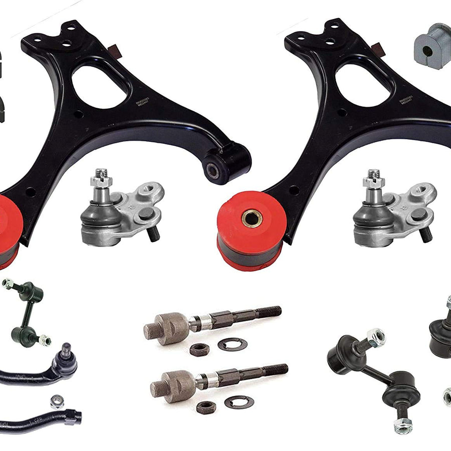 16PC Complete Control arm Suspension Kit FITS 2006-2011 Honda Civic excludes Si Models