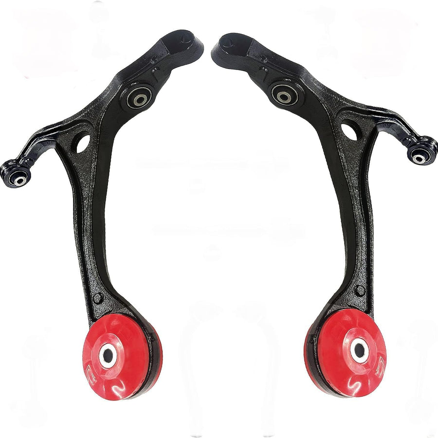 Suspension Dudes Front Right/Left Lower Control Arm Kit For TL 2004-2006, RK641543 RK641544 - CODE RED Bushings Made In USA