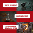Stainless Steel License Plate Screws with Rustproof Finish