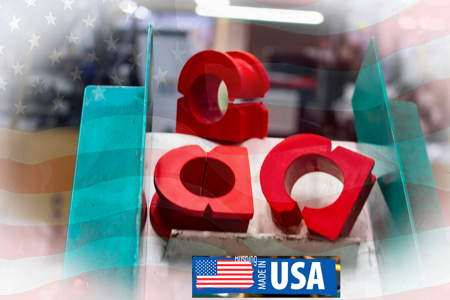 PAIR Front Sway Bar CODE RED EXTREME Bushing Kit FITS Escalade, Silverado, Avalanche, Suburban, Tahoe, Sierra, Yukon, 2007-2020 K200222 - Designed And Manufactured In USA, 36 MM Stabilizer Bar