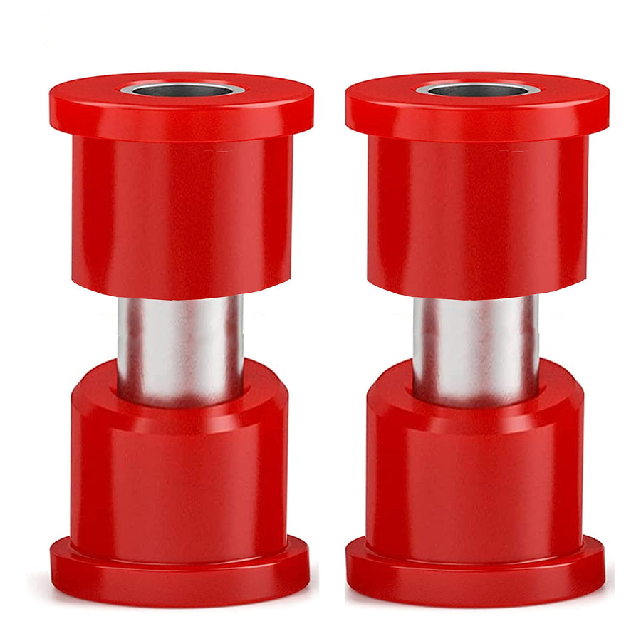 Suspension Dudes PAIR Front/Rear Frame Shackle Bushing Kit FITS Wrangler 1987-1995, CODE RED Bushings Made In USA SB376 52002552