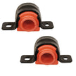 4PC OEM Front Sway Bar Bracket Kit + Front Bushing Kit FITS GMC Acadia Chevy Traverse 2007-2017, Enclave '08-'17, Saturn Outlook 2007-2010, Bushings Designed And Manufactured USA 15223561, 15837427