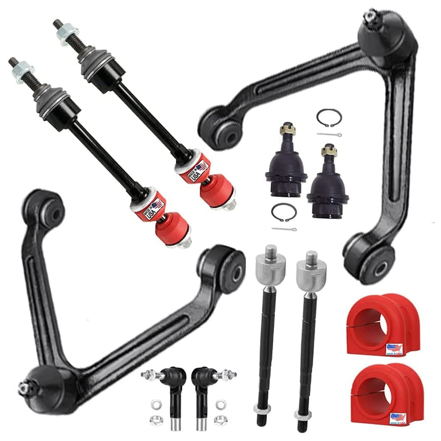 suspension dudes 12PC Front Upper Control Arm & Ball Joint Kit FITS 2002-2005 Dodge Ram 1500 4x4