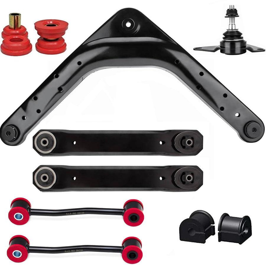 10PC Rear Control Arm Sway Bar Suspension Kit for 1999-2004 Jeep Grand Cherokee