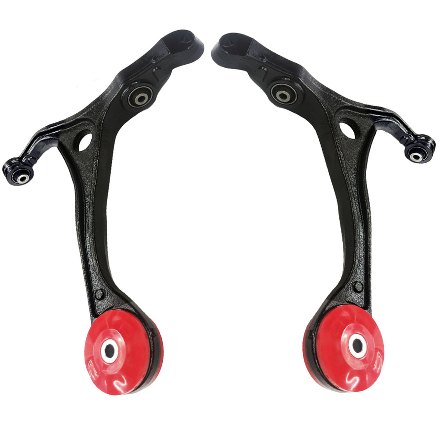 Suspension Dudes 14PC Front Lower CODE RED Control Arm Kit for 2004-2006 TL, K641543 K641544 Bushings Made In USA