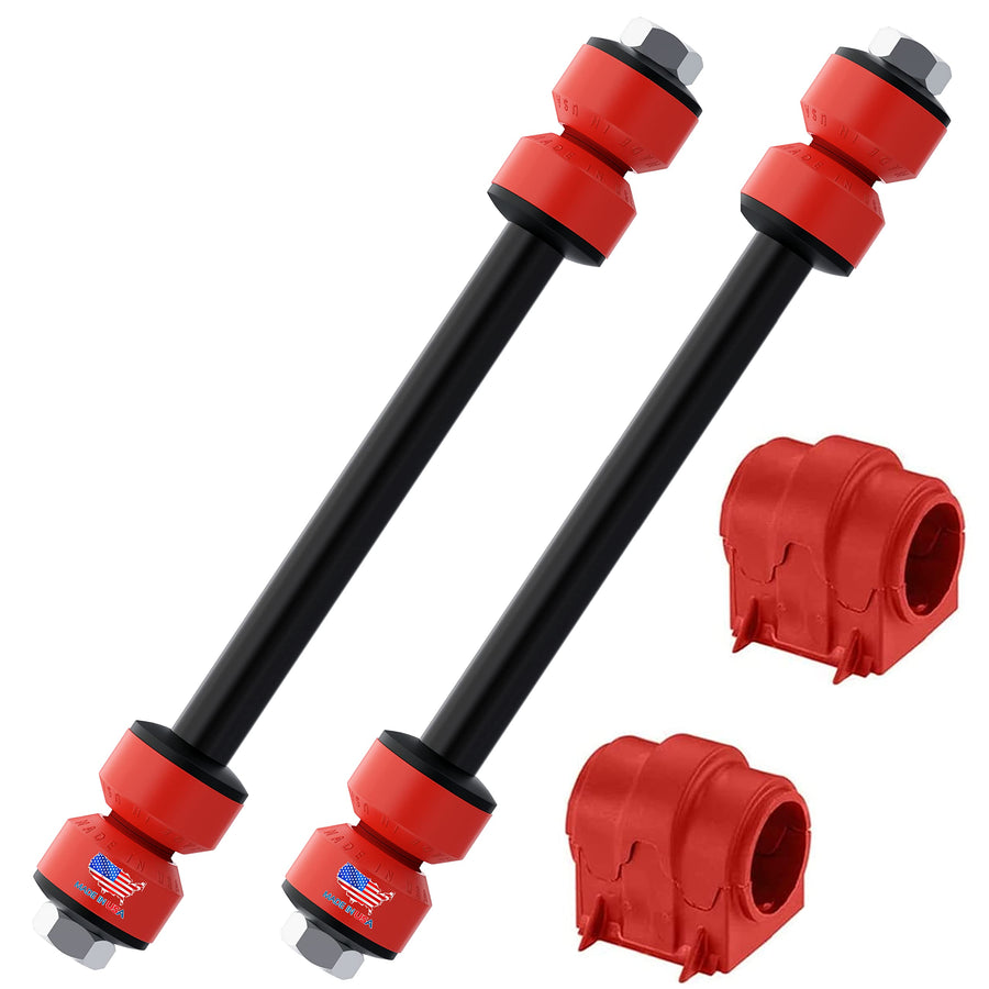 Suspension Dudes PAIR Front Sway Bar Stabilizer Links Mountaineer Pickup Explorer Ranger Ram, Bushings Made In USA K700542 K7275