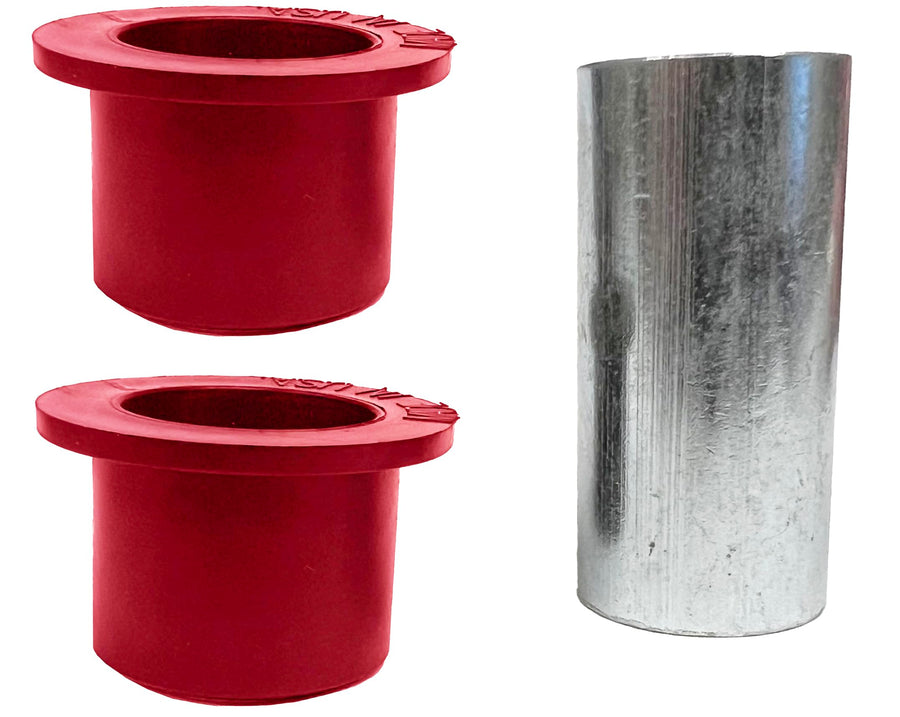Suspension Dudes CODE RED Rack & Pinion Bushing Kit Fits Tacoma 2WD W/O Prerunner 1998-2004, 4-Runner 1996-2002, Improved Design Avoids Replacing Entire Rack - Bushings Made In USA - 540-192