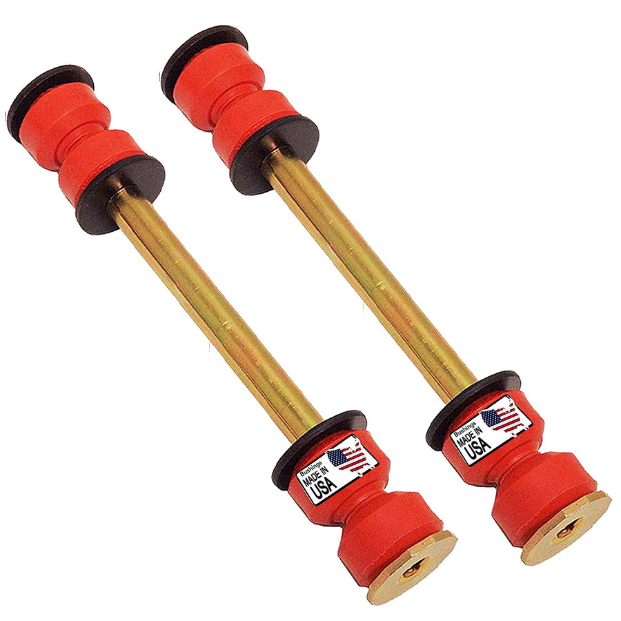 PAIR Front Stabilizer Link Kit FITS Corvette, Cadillac Deville Eldorado Seville Fleetwood, Challenger, Buick Lesabre Lucerne Park Avenue Riviera, Oldsmobile 88 98, 780 940 960, Bonneville