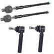 4PC Inner/Outer Tie Rod Ends FITS Subaru Forester Impreza Legacy Outback 9-2X