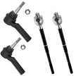 4PC Inner/Outer Tie Rod Ends FITS 2010-2015 Chevrolet Camaro