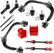 12PC Front Upper Control Arm Kit FITS 2005-2008 2WD ONLY Ford F-150 Lincoln Mark LT (2005-2008, 12PC F-150/Mark LT 2WD 2005-2008 Suspension Kit)