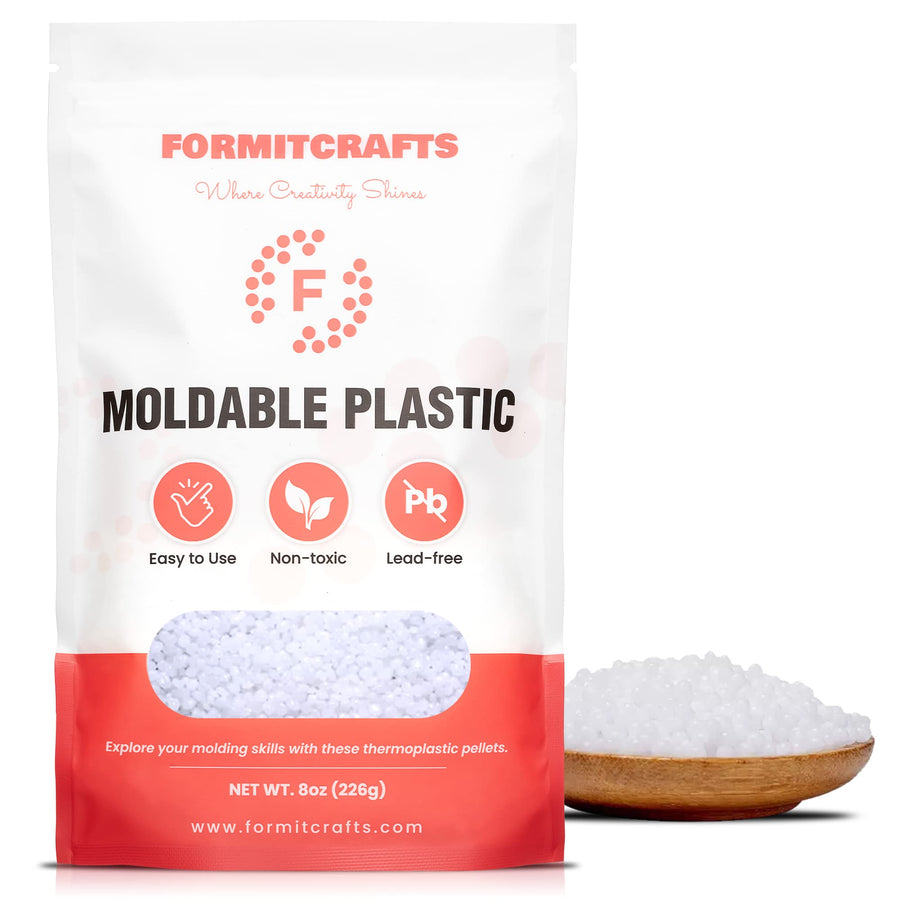 Thermoplastic Beads - 1lb Polymorph Pellets - Moldable Plastic Beads - Melting Pellets for Modeling, Sculpting, Cosplay