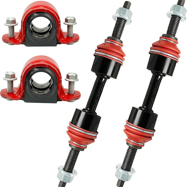 4 PC Front Stabilizer Sway Bar CODE RED EXTREME OEM Bracket/Bushing Kit FITS F-150