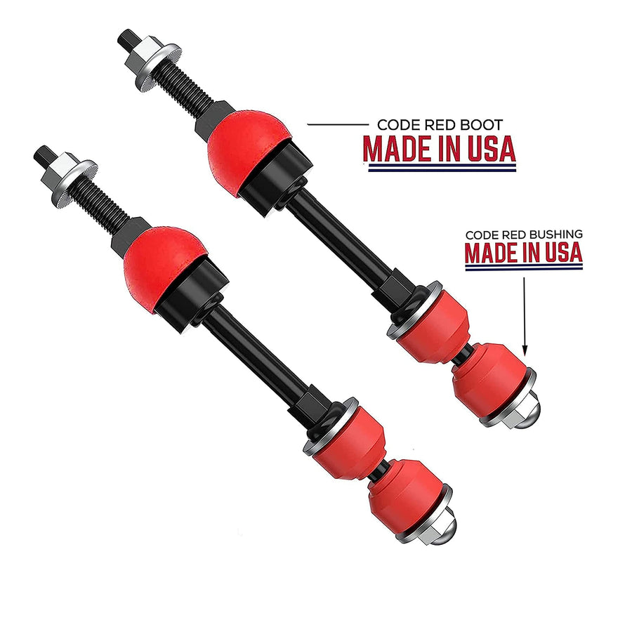 (2) Front Sway Bar Links FITS 2WD Ford F-150 K80337 Made in the USA Boots and Bushings