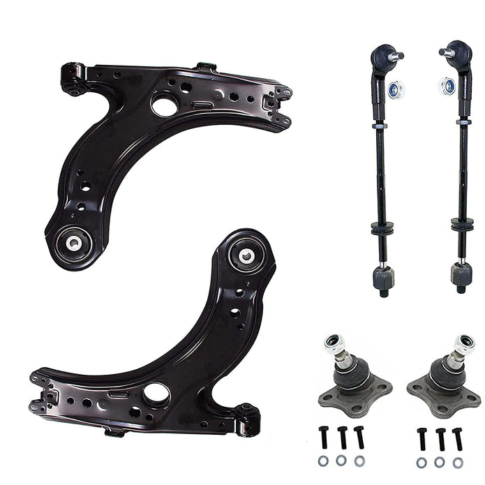 8PC Front Lower Control Arm Kit FITS Volkswagen Jetta Golf