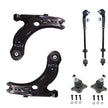 8PC Front Lower Control Arm Kit FITS Volkswagen Jetta Golf