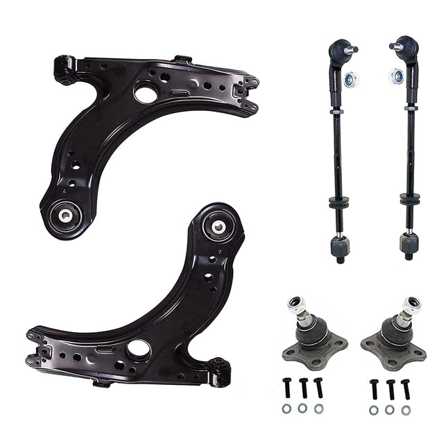 8PC Front Lower Control Arm Kit FITS Volkswagen Jetta Golf