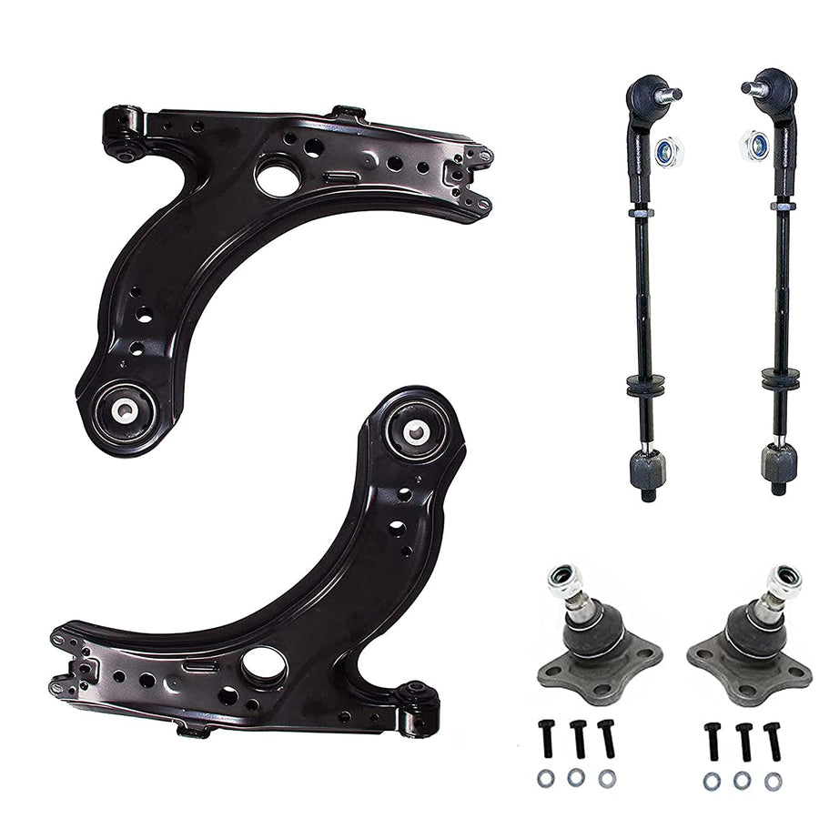 8PC Front Lower Control Arm Kit FITS Volkswagen Jetta Golf