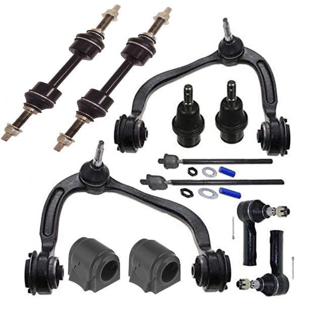 12 PC Front Suspension Kit FITS F-150 2WD 2009-2014, K80306 K80308 K500008 ES800515 ES800514 EV800457