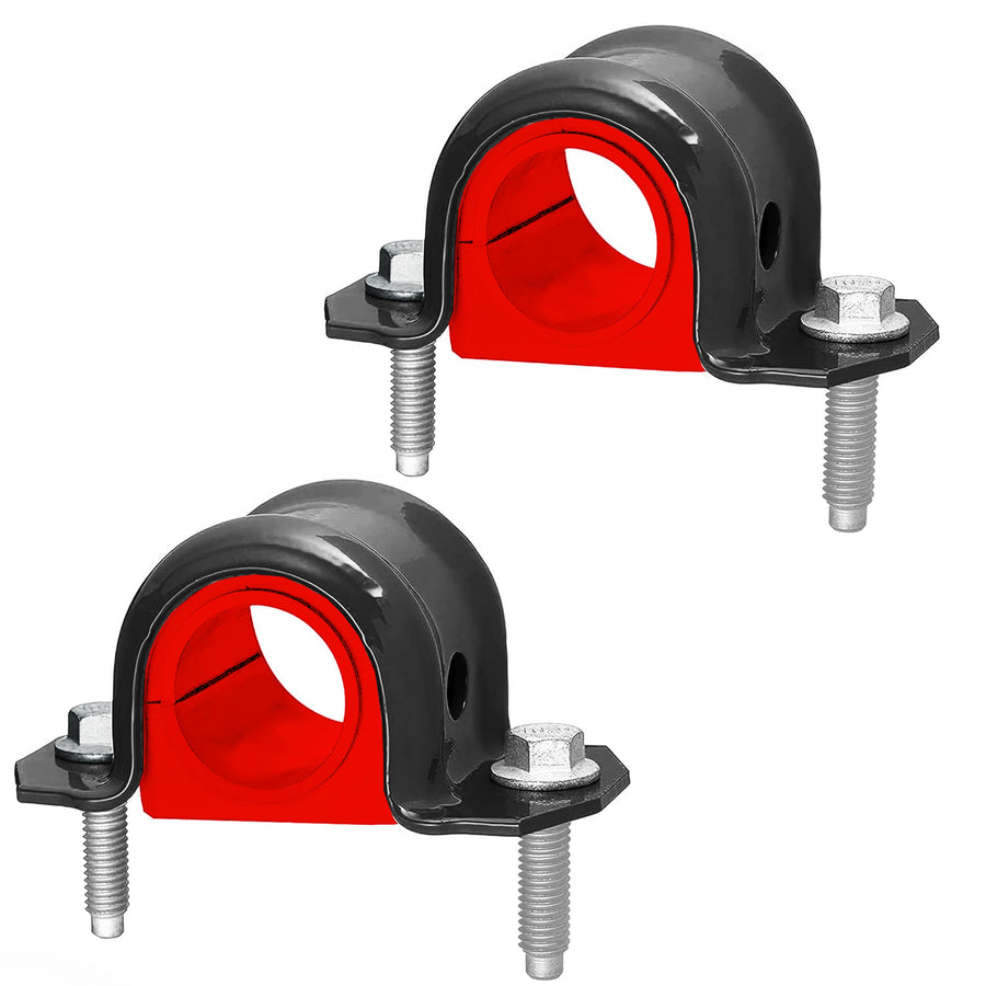 Suspension Dudes Front CODE RED Sway Bar Stabilizer Bracket/Bushing Kit FITS Wrangler, Ram 1500 2500 3500, Dakota, Durango, 1994-2018 - Bushings Made In USA - 30 mm Diameter Bar - 928-563 K7352