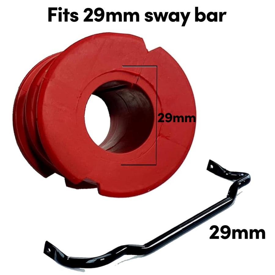 Suspension Dudes CODE RED Front Sway Bar Stabilizer Bushing Kit FITS Charger, Challenger, 300 2014-2023, Bar Size 29 MM - Bushings Made In USA