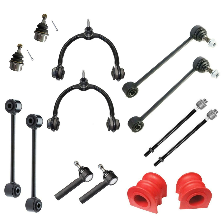 16PC Front Upper Control Arm Kit FITS 2005-2010 Jeep Grand Cherokee 2006-2010 Commander